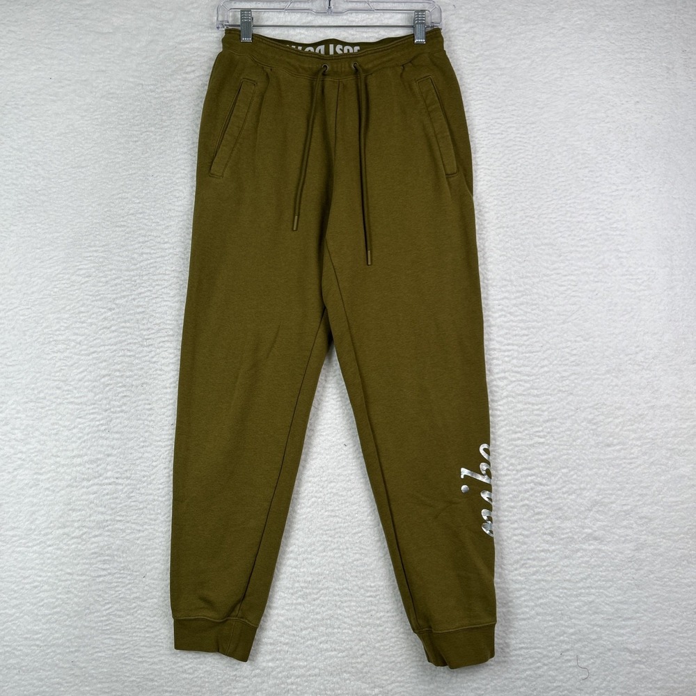 Nike Women's Sportswear Rally Metallic Jogger Pants Green AJ0094-399 Women's M